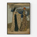 Dekoratives Poster Prinzessin und Hofdame in mittelalterlicher Kleidung