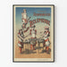 Vintage-Poster Familie Delépierre Xylophonspieler