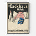 Vintage-Poster Prof. Dr. Backhaus Milch für Wanddekoration