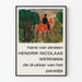 Dekoratives Poster Hendrik Nicolaas Werkman Pferd und Reiter