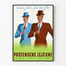 Vintage-Poster Protensène Lejeune Wanddekoration im Retro-Stil
