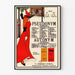 Vintage-Poster Bibliothek Pseudonym Autonym von Aubrey Beardsley