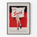 Vintage-Werbeplakat Le Bas Scandale für elegante Wanddekoration
