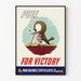 Altes Poster Pull for Victory - Britisches Vintage-Propagandaposter