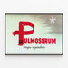 Vintage-Poster Pulmoserum Tonisches Atemmittel — gerahmtes Bild an der Wand