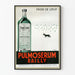 Vintage-Poster Pulmosérum Bailly – Retro-Medizinische Wanddekoration