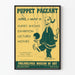 Vintage-Ausstellung Poster Marionettenfest Philadelphia Museum of Art