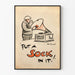 Vintage humoristischer Poster "Put a Sock in It" Wanddekoration im Retro-Stil