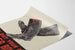 Vintage-Poster für recycelte Gummistiefel