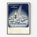 Vintage-Poster Pyoforine Grippe Zugdekoration Wandbild