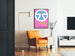 Vintage-Poster „Qualität gemeinsam“ Minimalistisches Design Rosa und Blau