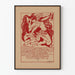 Vintage-Poster 'Thema des Antiken Indiens' Quatzarts 1922