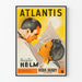 Vintage-Poster Atlantis - Dekoratives Retro-Poster