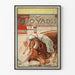 Vintage-Poster Quo Vadis - Lygia am wilden Stier befestigt