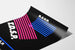 Modernes grafisches Wanddekor mit Poster-Design R.S.V.P. T.D.S.P. A.S.A.P.