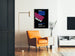 Modernes grafisches Wanddekor mit Poster-Design R.S.V.P. T.D.S.P. A.S.A.P.