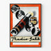 Vintage-Poster Radio Salil - Retro-Apotheken-Wanddekoration
