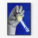 Vintage-Poster Lampe Radioaktiv Design Industrie