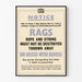 Vintage-Poster Hinweis Rags 1942
