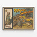 Vintage-Poster Raticide Burnichon – Retro-Wanddekoration — gerahmtes Bild an der Wand
