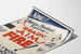 Vintage-Musikposter Ready Aim Fire Wanddekoration an der Wand