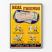 Vintage-Poster Real Friends - Kanadische Kriegsersparnis