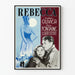 Vintage-Filmplakat Rebecca von Alfred Hitchcock – Retro-Kino-Wanddekoration