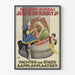 Vintage-Werbeplakat Julius Dickhout Jr - Retro-Wanddekoration