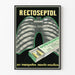 Vintage-Poster Rectoseptol - Retro-Medizinische Wanddekoration