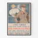 Vintage-Werbeplakat Roter Indianer Cut Plug