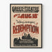 Vintage-Poster für Freilichttheater Redemption von Tolstoi