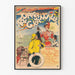 Vintage-Poster mit Segelregatten von Granville, nautische Wanddekoration