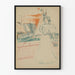 Vintage-Poster Regatten von Pen March Wanddekoration