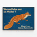 Vintage-Poster Fuchs - Reichs Fuchswoche — gerahmtes Bild an der Wand