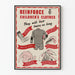 Vintage-Poster Kinderbekleidung Verstärkung