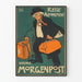 Vintage-Poster Berlin Morgenpost - Reise und Abonnement 1903