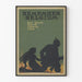 Vintage-Poster Remember Belgium Historische Wanddekoration