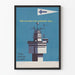 Dekoratives Poster „Denke an den Sabbattag“ für den Innenbereich im maritimen Stil