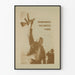 Vintage-Poster Erinnern Wounded Knee