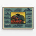 Vintage-Poster Renault Billancourt für alle Anwendungen im Automobiltransport — gerahmtes Bild an der Wand