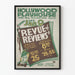 Vintage-Poster Revue of Reviews Hollywood Playhouse