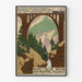 Vintage-Poster Rätische Bahn - Viaduktbrücke Davos-Filisur in der Schweiz