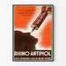 Vintage-Poster Rhino-Antipiol Creme zum Schutz gegen Immunabwehr