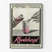 Vintage-Werbeplakat Rhodoboryl antiseptisch für die Schleimhäute