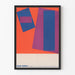 Vintage-Poster abstrakte Kunst Richard Baringer Galerie Bertha Schaefer 1963