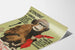 Vintage-Poster MobilioL Wanddekoration Affe