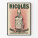 Vintage-Poster Ricqlès Pfefferminzlikör – Retro-Wanddekoration