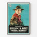 Vintage Western-Poster Riddle Gawne mit William S. Hart