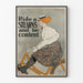 Vintage-Poster "Ride a Stearns" für Wanddekoration