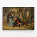 Dekoratives Poster Rigoletto klassische Szene — gerahmtes Bild an der Wand